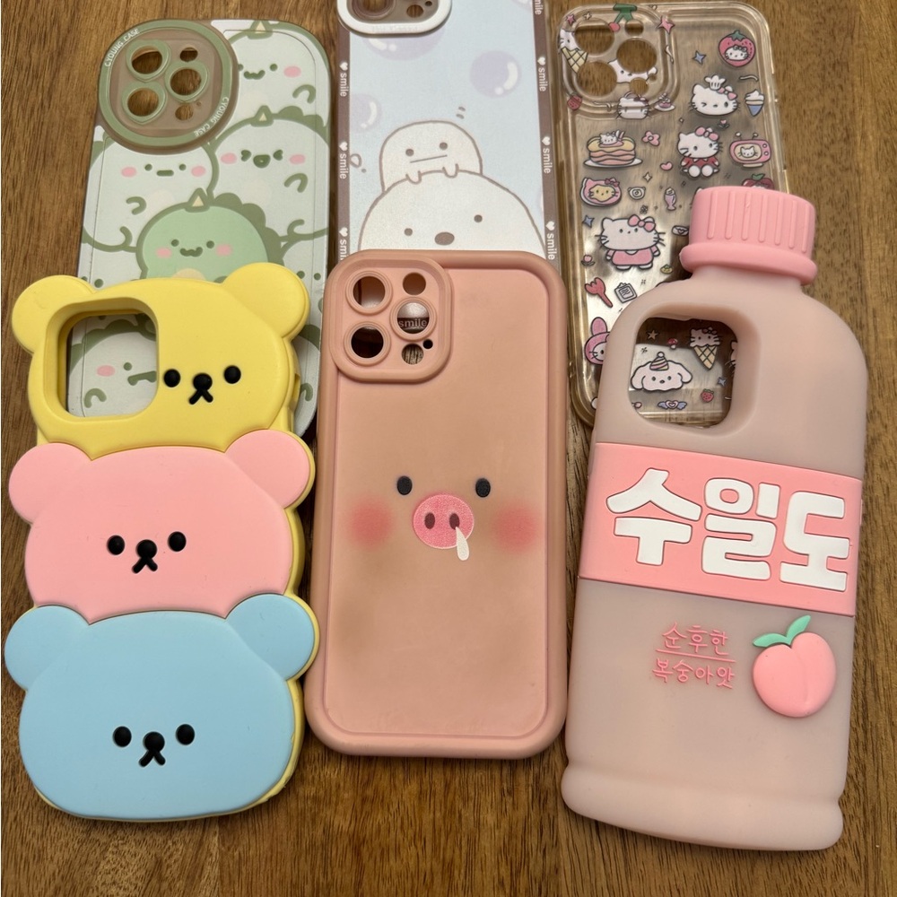iPhone 12 Pro Max phone case bundle cute